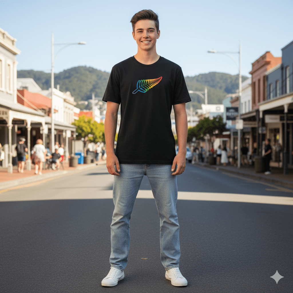 Rainbow Fern Tee - Image 3