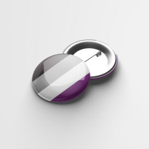 Asexual (Ace) Pride Badge - 25 mm