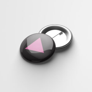 Pink Triangle LGBT Pride Badge