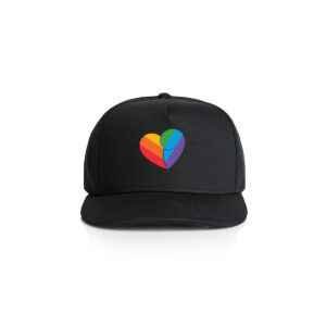 Rainbow Heart Billy Cap