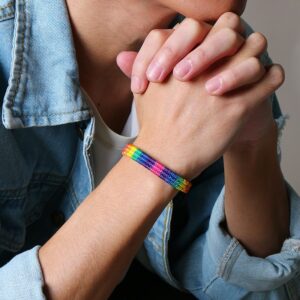 Woven Rainbow Bracelet