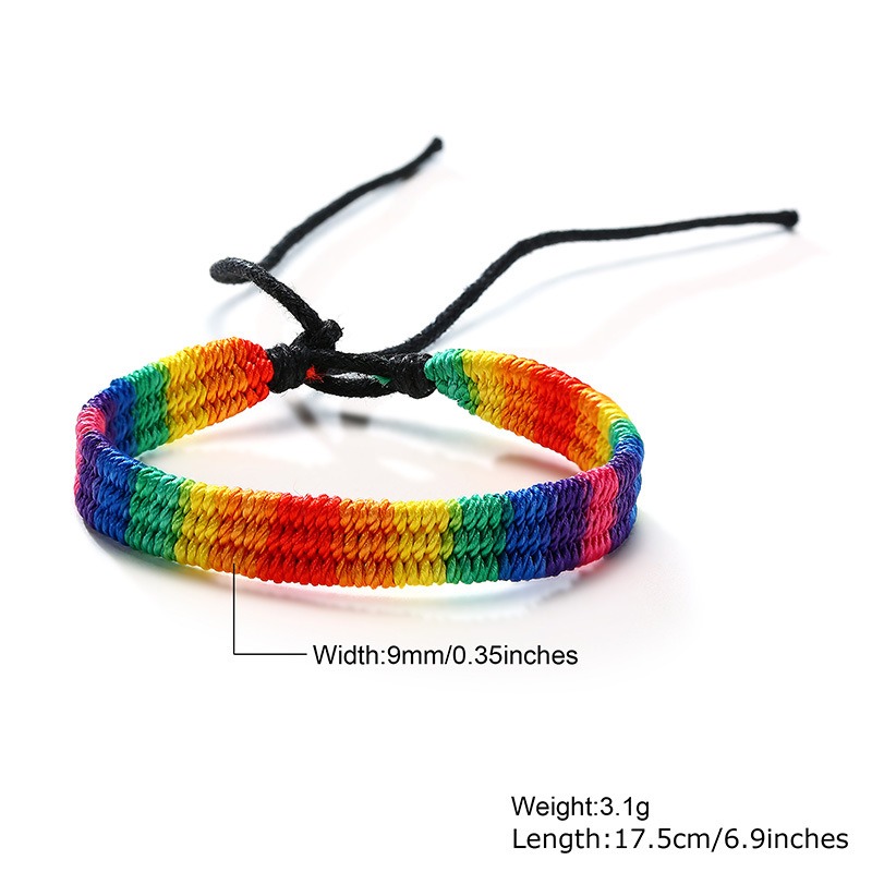 Woven Rainbow Bracelet - Image 5