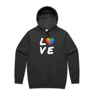 LOVE Rainbow Heart Supply Hood