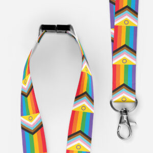 Intersex Inclusive Pride Lanyard with Safety Breakaway