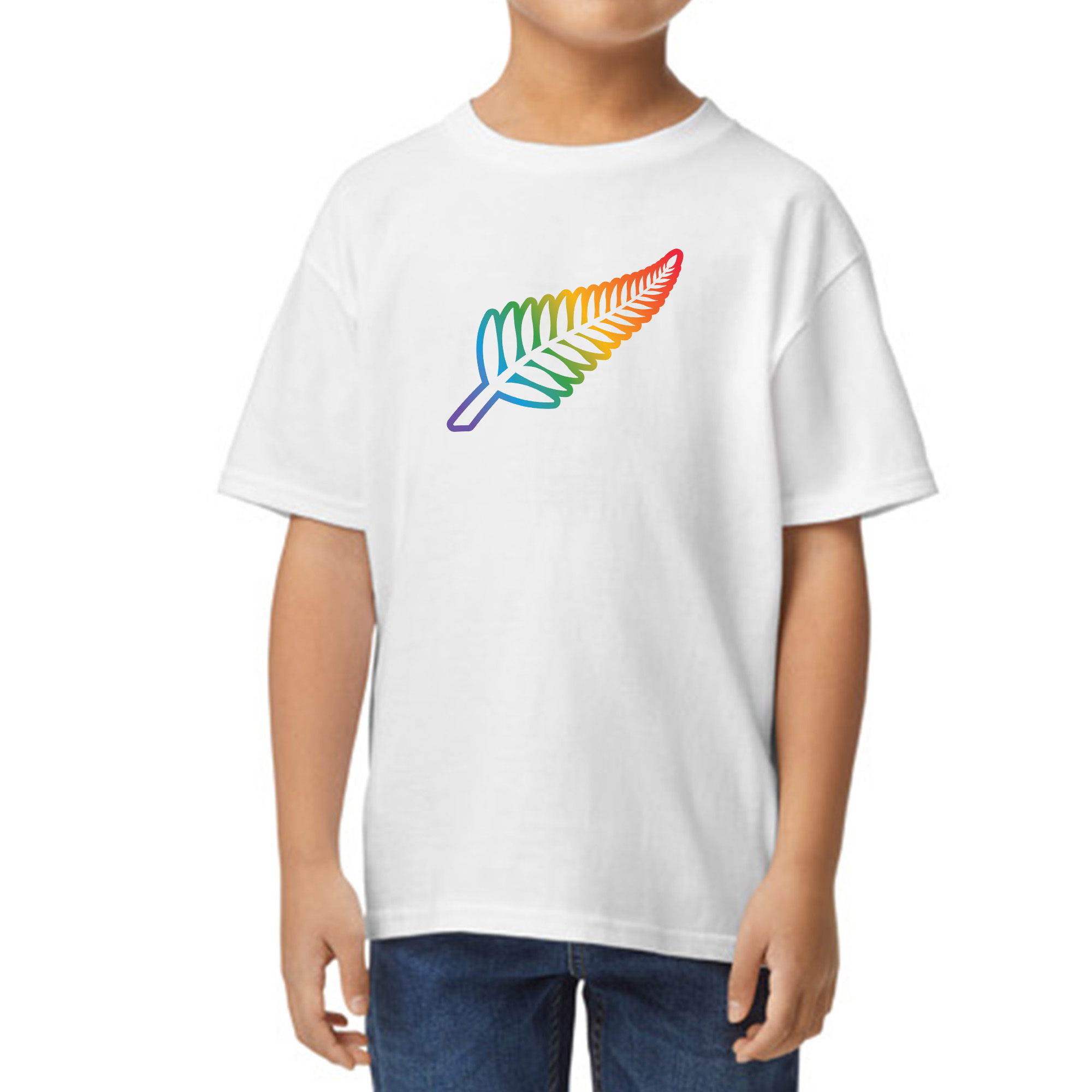 Rainbow Fern Youth Tee