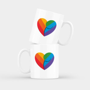 Koru Pride Heart Ceramic Mug