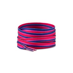Bisexual Pride Colours Shoe Laces