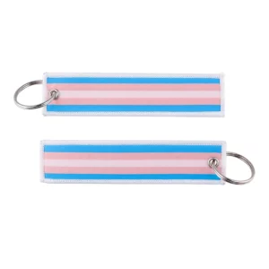 Transgender (Trans) Pride Keychain