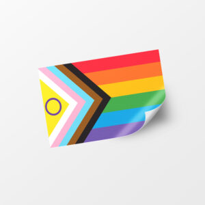 Intersex Progress Pride Vinyl Stickers