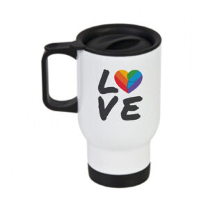 Heart Love Travel Mug