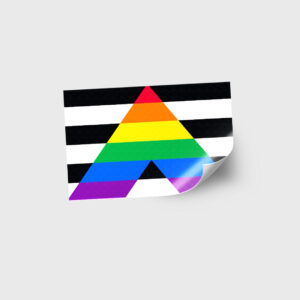 Rainbow Ally Pride Paper Sticker