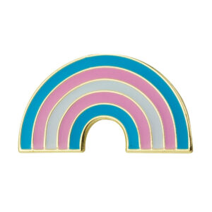 Transgender (Trans) Pride Rainbow Enamel Pin
