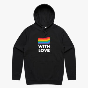 Rainbow with Love Hood