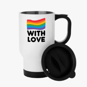 Rainbow with Love Travel Mug