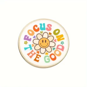 Focus on the Good Enamel Pin