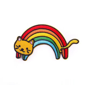 Rainbow Kitty Iron-on Patch