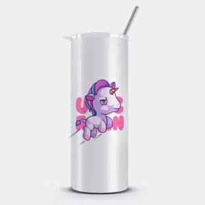 Pink Unicorn Tumbler