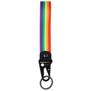 Rainbow Jet Tag Keychain