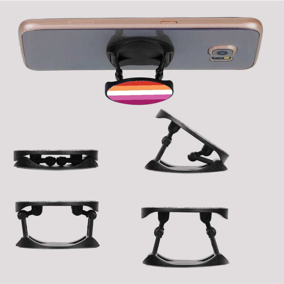 Lesbian Pride Flag Phone Grip - Image 3