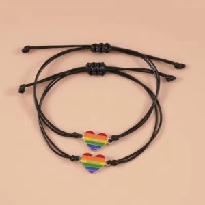 Rainbow Love is Love Friendship Bracelets
