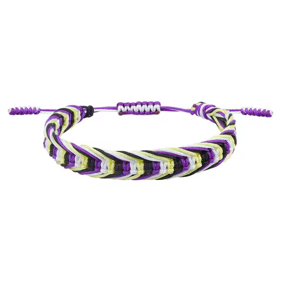 Non-binary Arrow Braided Bracelet