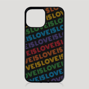 Love is Love Repeated Text MagSafe case for iPhone