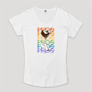 Pride Heart Balloon Fitted Tee