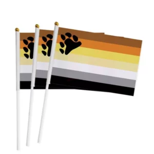 Bear Brotherhood Hand Flags x5