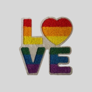 NYC Style Rainbow Love Iron-On Patch