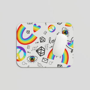 Rainbow Love Mousepad