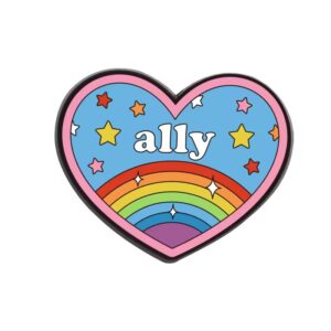 Ally Heart Enamel Pin