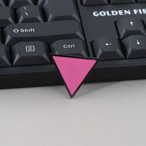 Pink Triangle Enamel Pin
